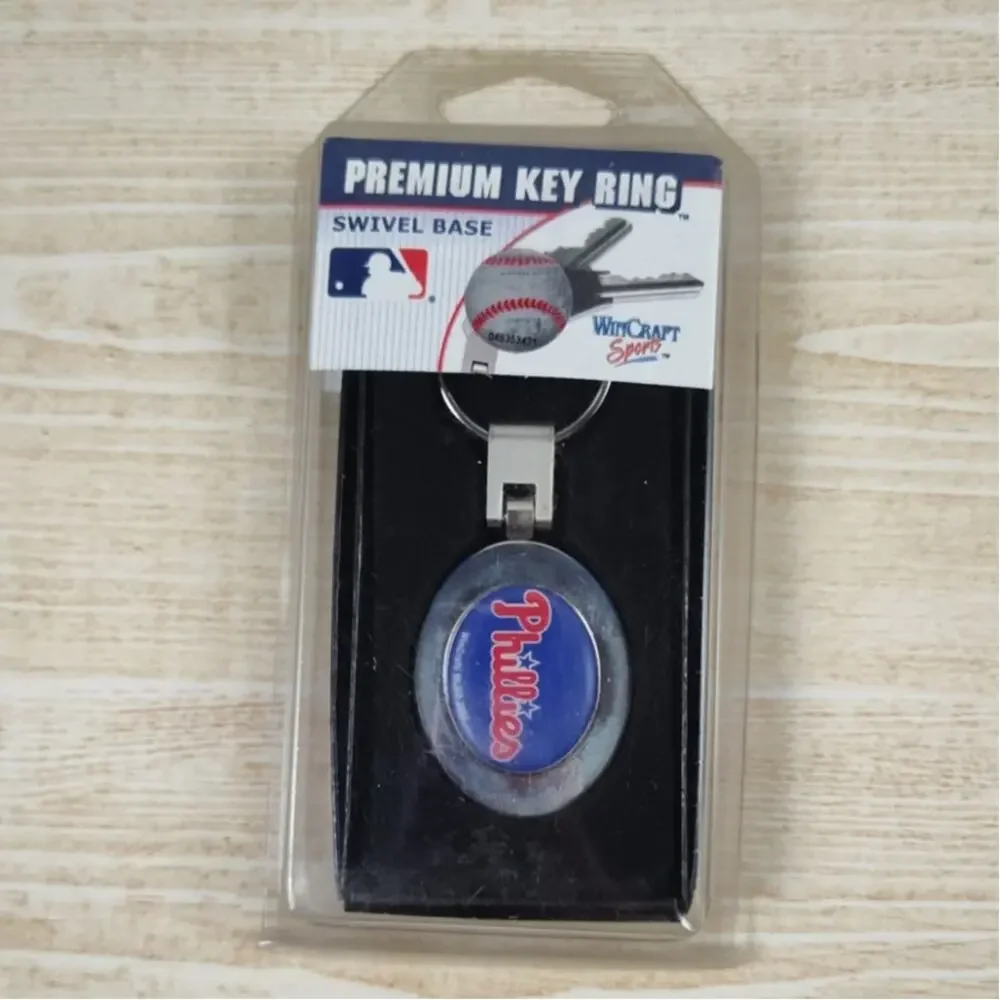 Philadelphia Phillies WinCraft Premium Swivel Key Ring Keychain MLB Gift
